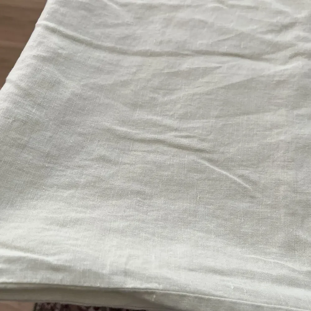 Eileen Fisher Home Duvet Cover Double Queen Size 100% Linen Home Bedding